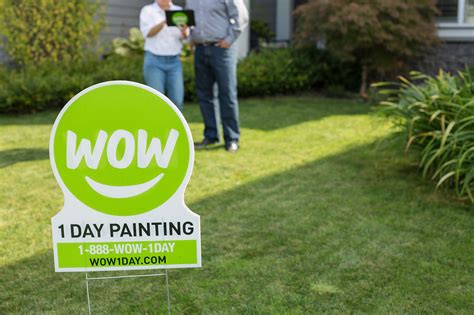 Wow 1 day painting - WOW 1 DAY PAINTING takes all the stress and worry out of big painting projects. We’ll handle preparation in advance by covering large items with plastic, taping around window and door frames and even repairing minor damage to your walls. Other projects we can take care of include: Popcorn ceiling removal. Cabinet painting.